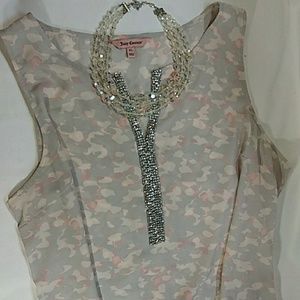 Juicy Couture Rhinestone Deco Shirt Sz. XL